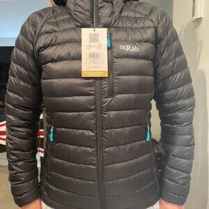 Rab Alpine Microlight Size US 8 (small)UK 10 -BLACK/TEAL